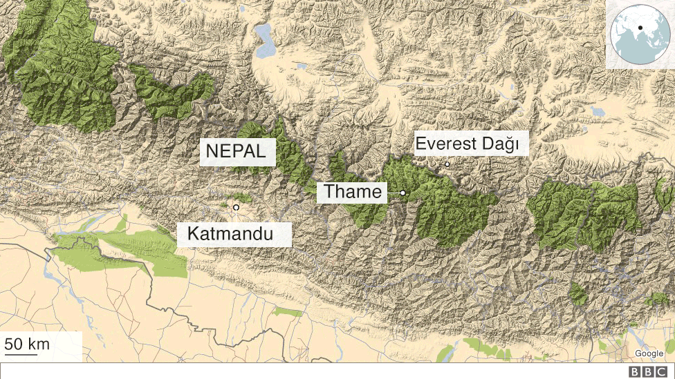 nepal haritası