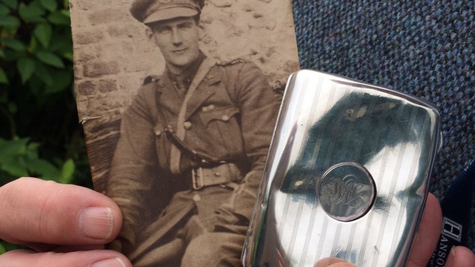 ww2 cigarette case Cigarette case that 'stopped WW1 bullet' to be auctioned