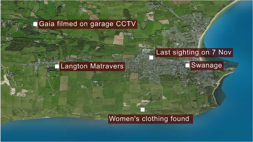 Gaia Pope case Mass searches underway around Swanage BBC News