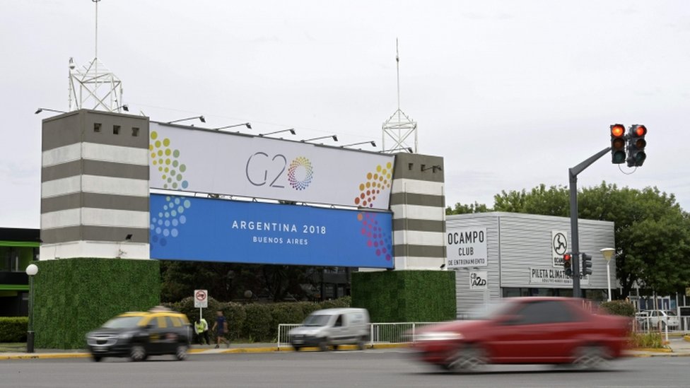 Sede del G20 en Buenos Aires, Argentina