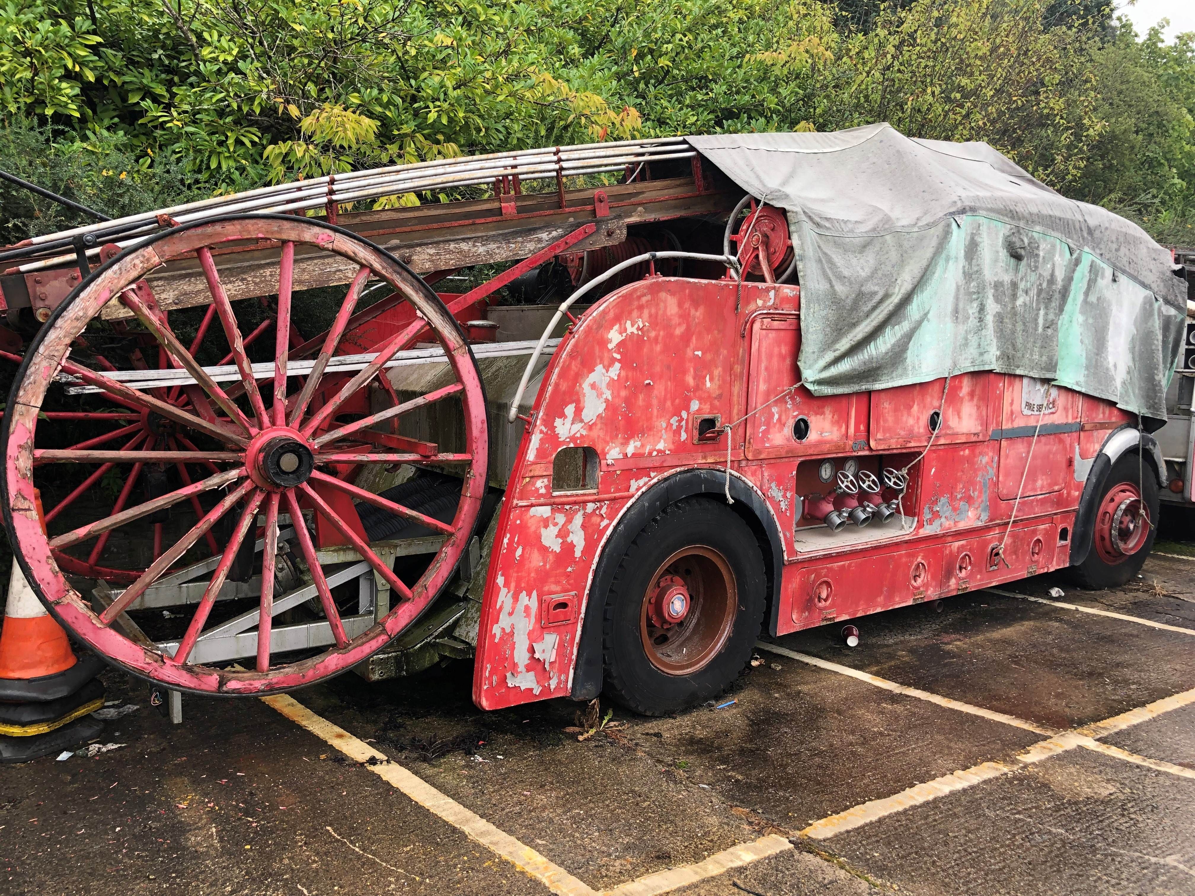 Antique Welsh fire engines in Skewen looking for new home