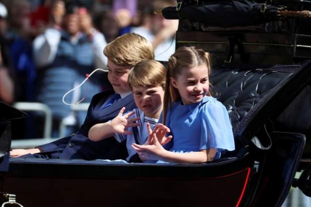 Princess Charlotte, Prince George and Prince Louis