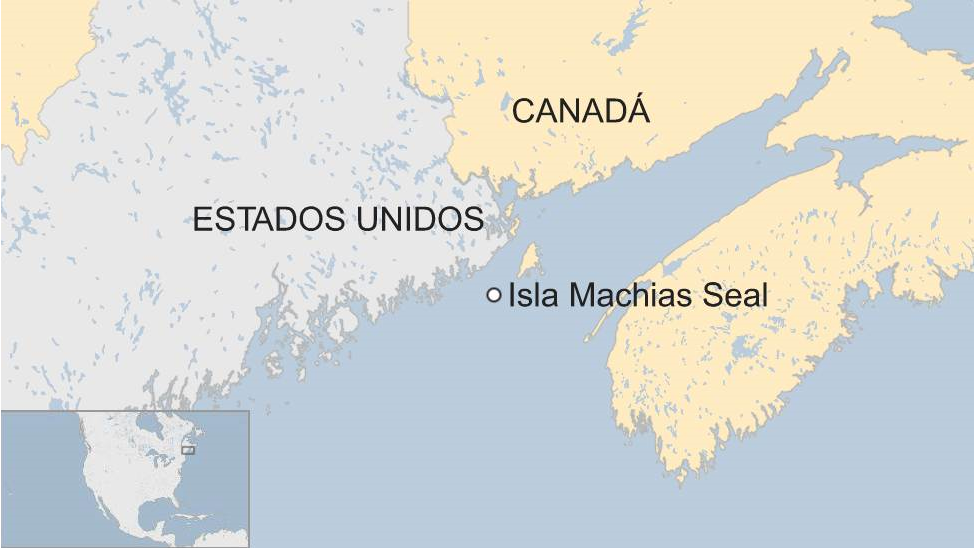 Mapa de la isla Manchias Seal