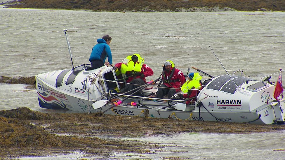 GB Row Challenge Sixteen rescued after hitting bad weather BBC News