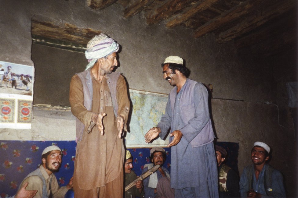 Члены моджахедов в Афганистане в 1988 году