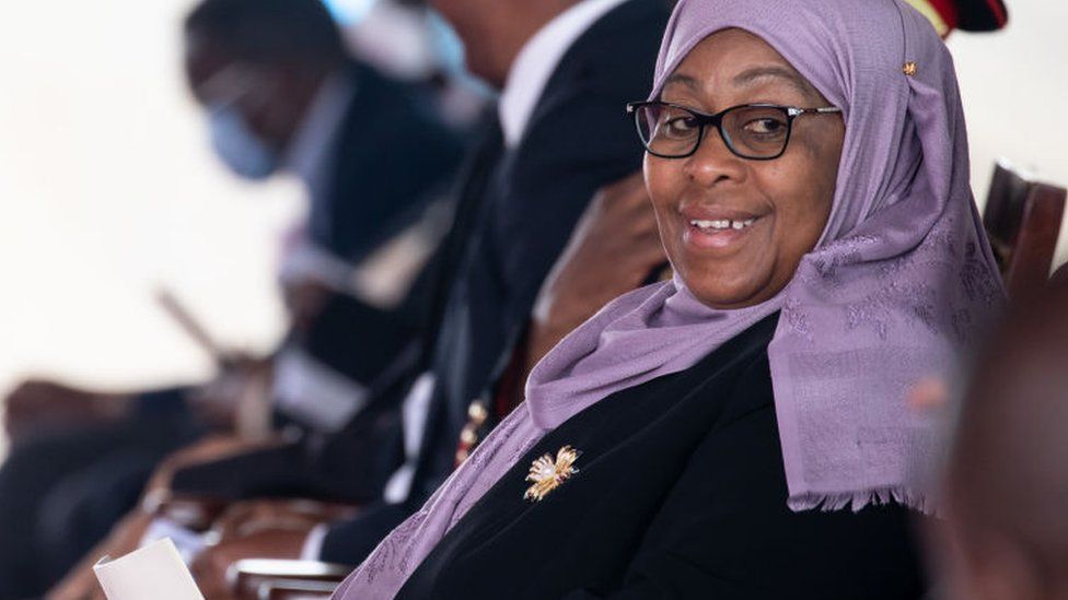 Samia Suluhu Hassan, presidenta de Tanzania