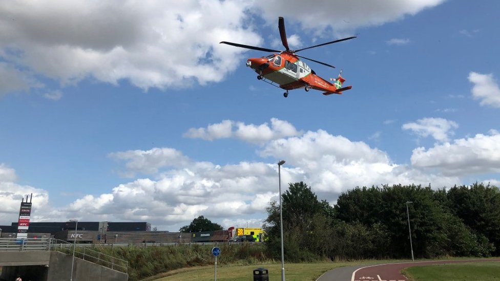 Ely A10: Teenager dies after falling from moving car - BBC News