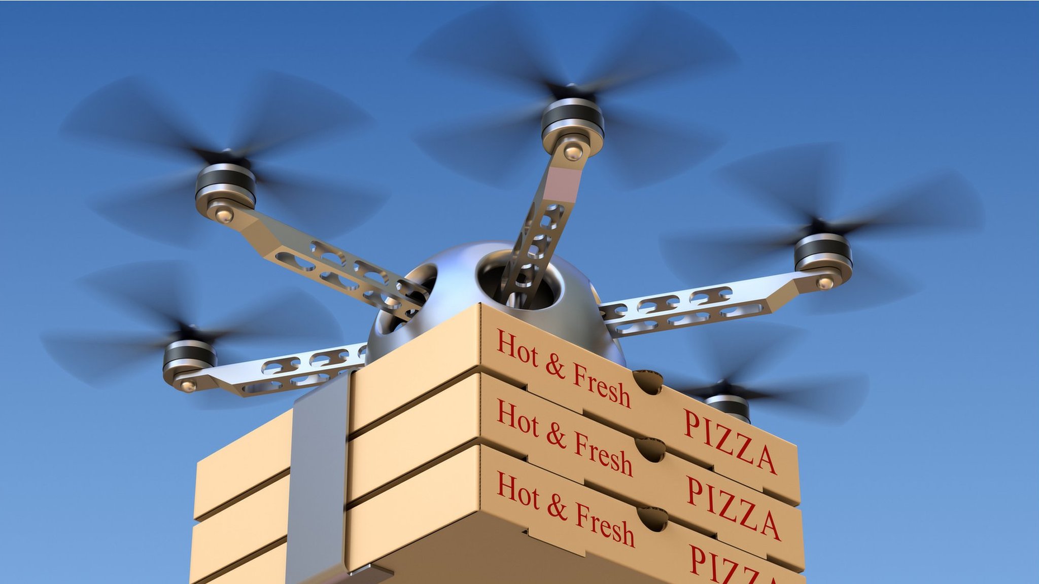 Pizza delivery store drone cost