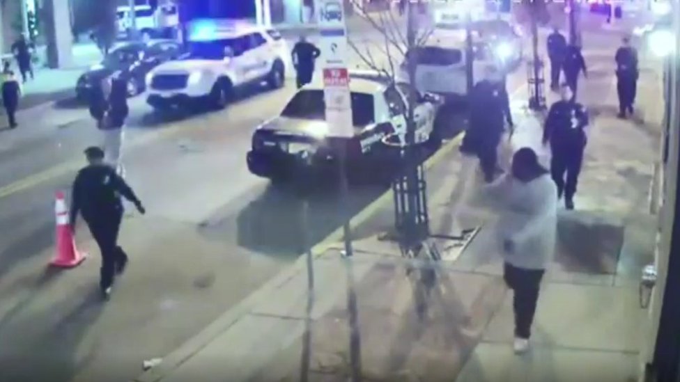 Persecución policial en Camden