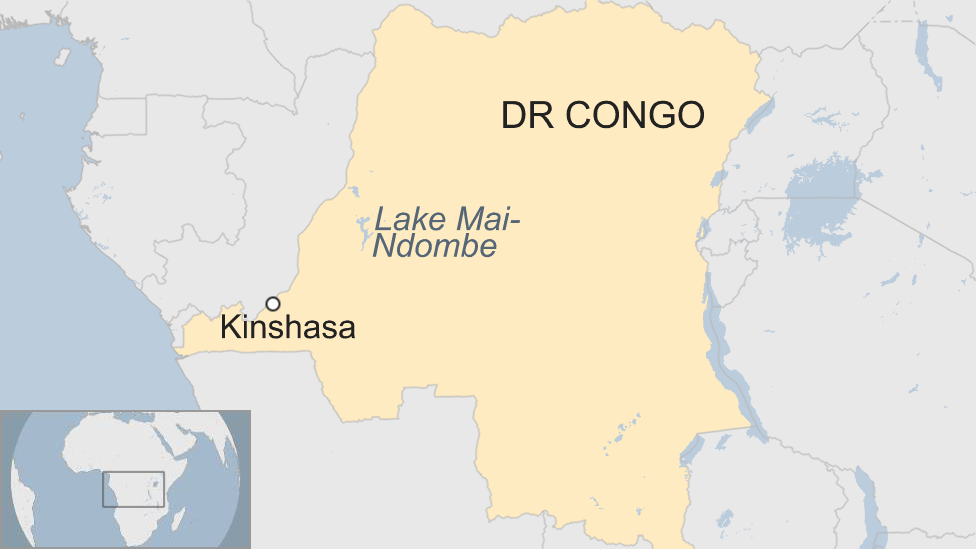 Карта ДР Конго