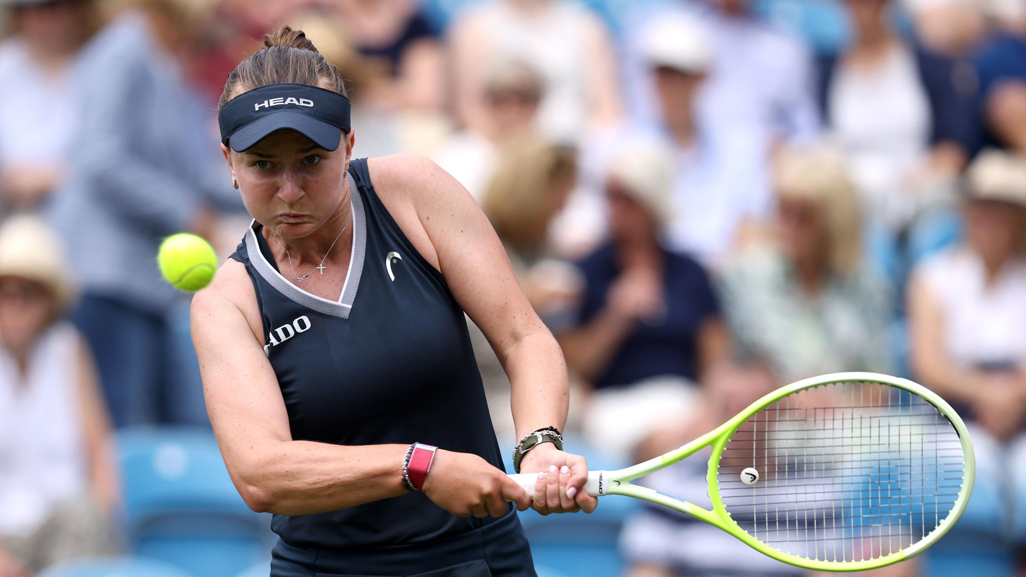 Eastbourne: Wimbledon champion Barbora Krejcikova withdraws with injury days before title defence beins - BBC Sport