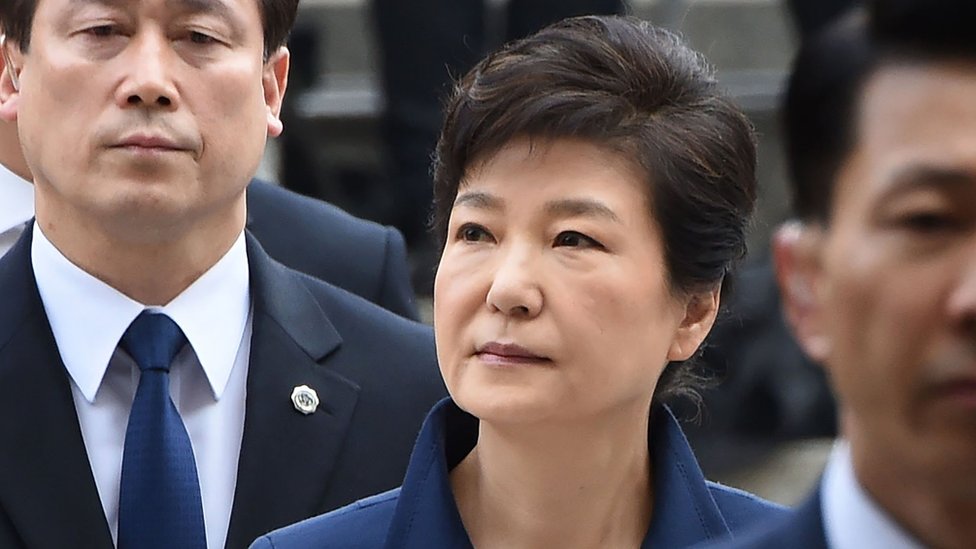 La expresidenta Park Geun-hye fue destituida por un escándalo de corrupción.l La expresidenta Park Geun-hye