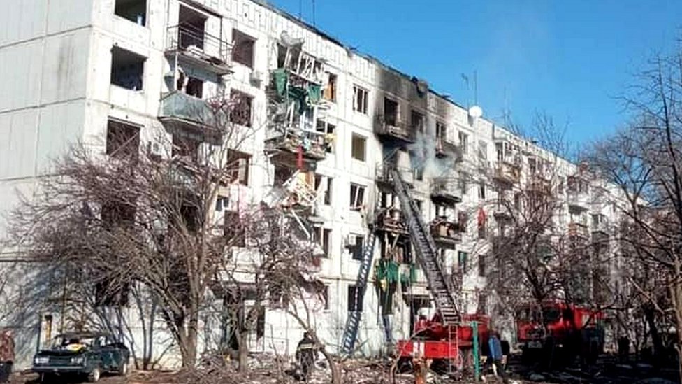 Explosion at Chuhuiv