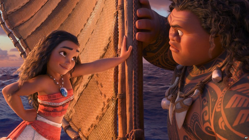 Disney's Moana tops US Thanksgiving box office - BBC News