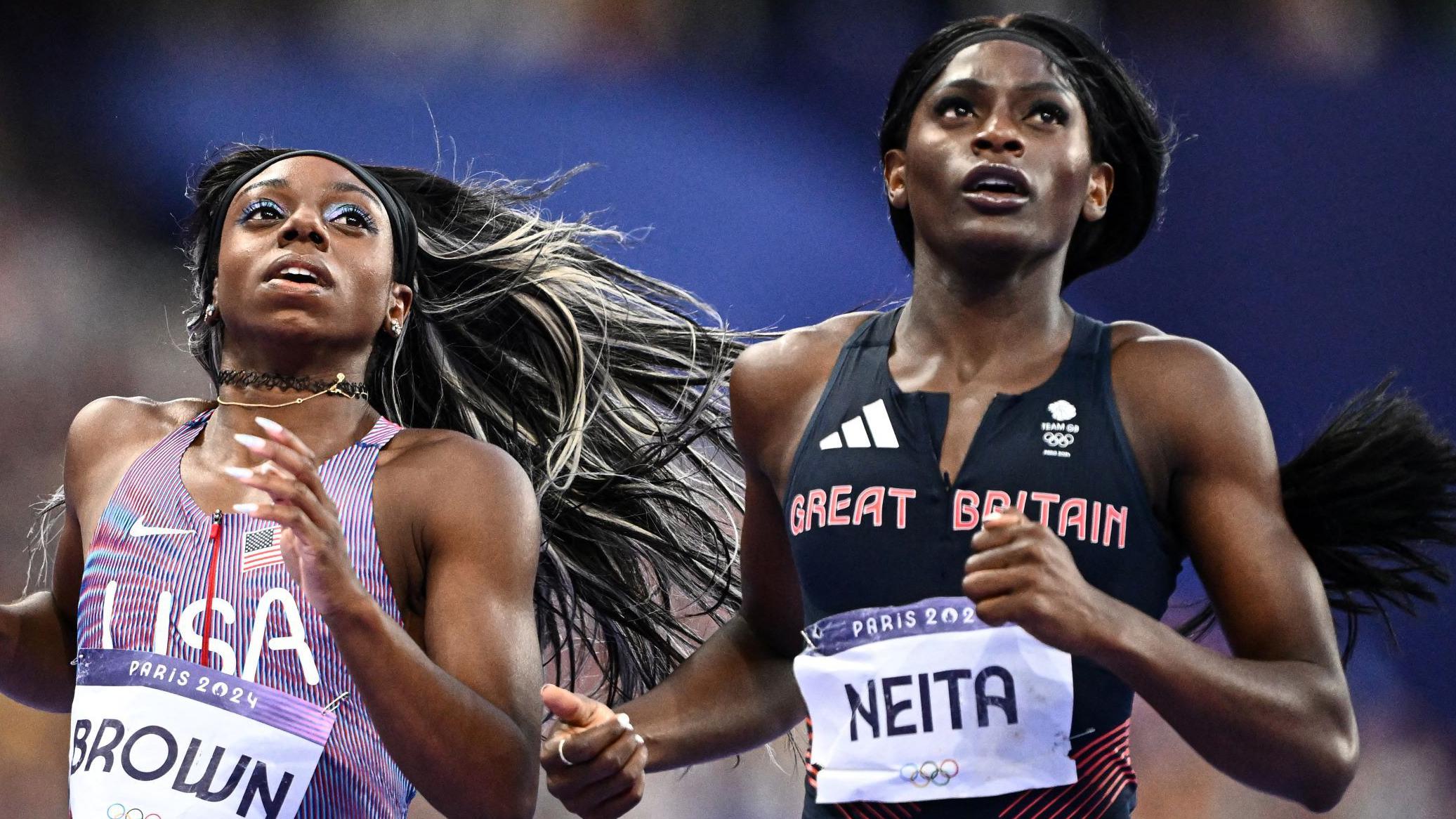 Paris 2024 Olympics: Daryll Neita & Dina Asher-Smith reach 200m