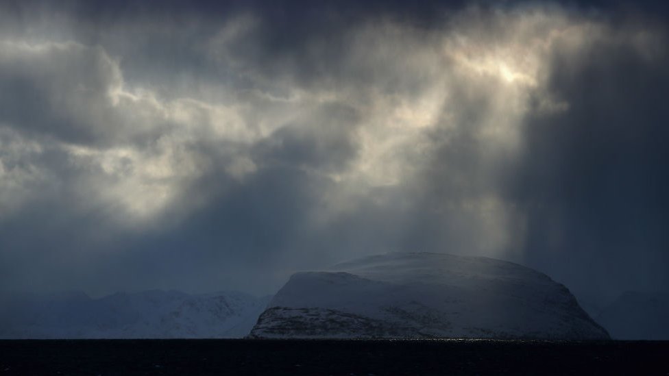 La ciudad fue también destruida tras una invasión nazi. vista de Hammerfest
