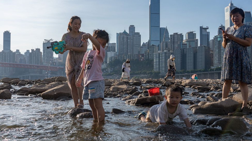 Sungai Yangtze mengering