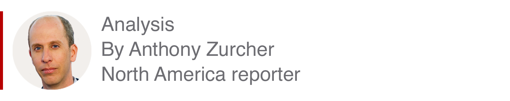 Analysis box by Anthony Zurcher, journalist for North America