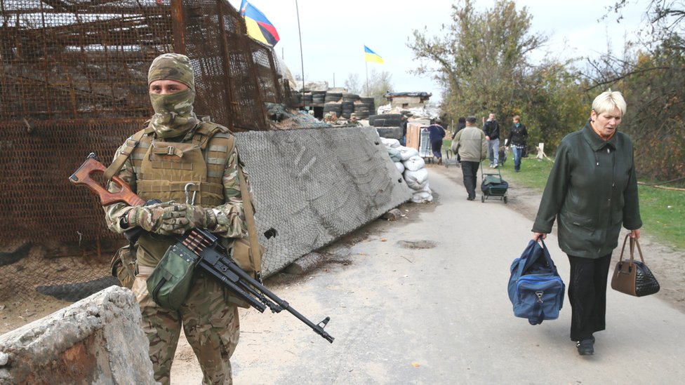 Блокпост у Станиці Луганській