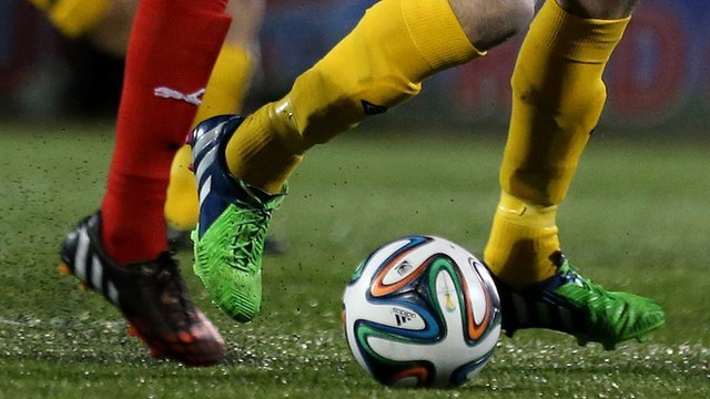 Football match action