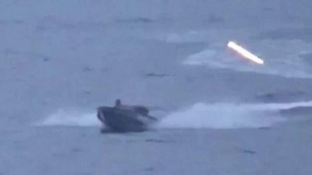 Was Russian warship attacked by Ukrainian drone boats in the Black Sea?