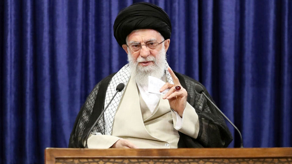 伊朗最高精神領袖阿亞圖拉-阿里-哈梅內伊（ayatollah Ali Khamenei）