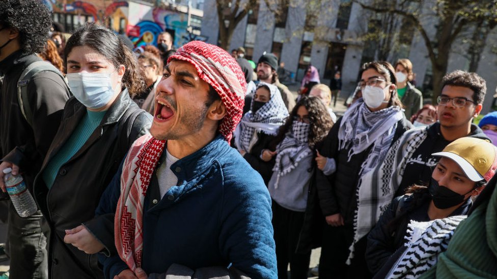 Campus protests: Hundreds arrested at universities across US as Gaza demonstrations continue
