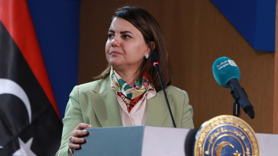وزيرة الخارجية الليبية نجلاء المنقوش