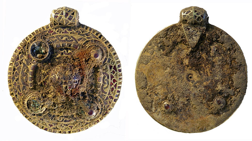 anglo saxon coin pendant