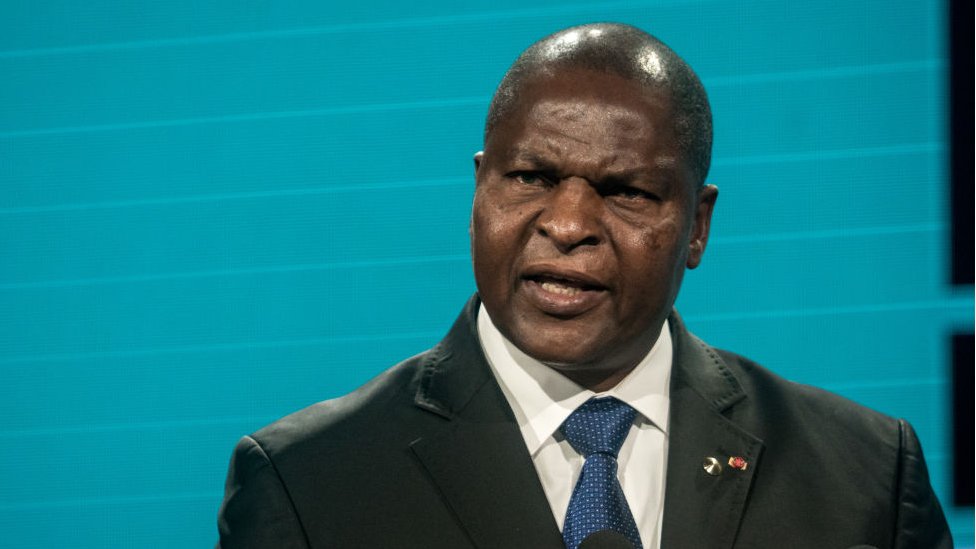 Президент Центральноафриканской Республики Фостен-Аршанж Туадера