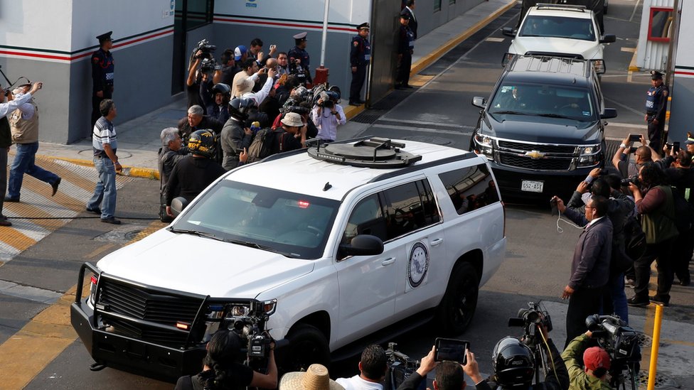 El exgobernador fue llevado a una prisión al este de Ciudad de México. Traslado de Roberto Borges a la cárcel