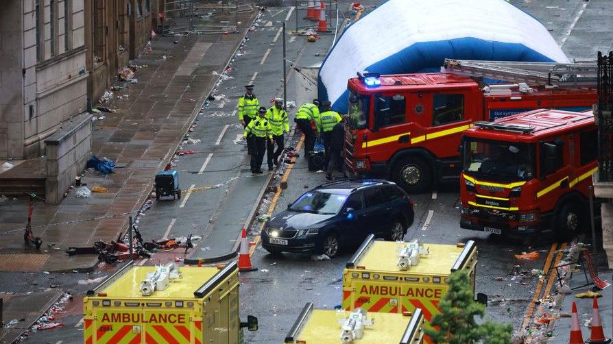 Children among injured as car hits Liverpool FC parade crowd