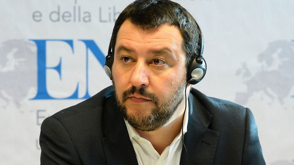 Roberto Salvini es el actual líder de la Liga Norte. Roberto Salvini es el actual líder de la Liga Norte.