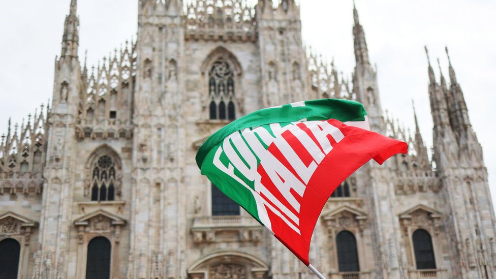Bandera de Forza Italia