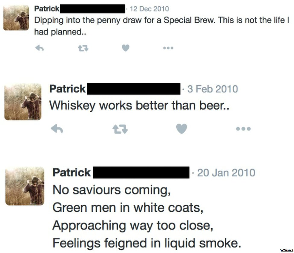 Патрик писал в Твиттере о своих проблемах с психическим здоровьем