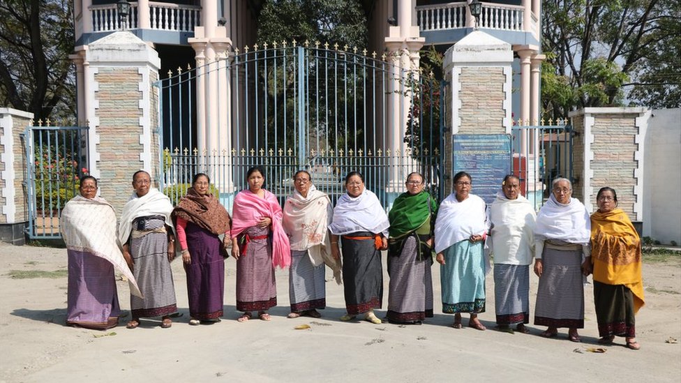 The mothers revisit the Kangla Fort