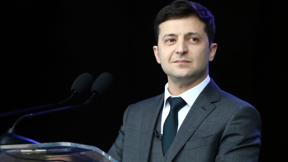 El nuevo presidente de Ucrania, Volodymyr Zelensky