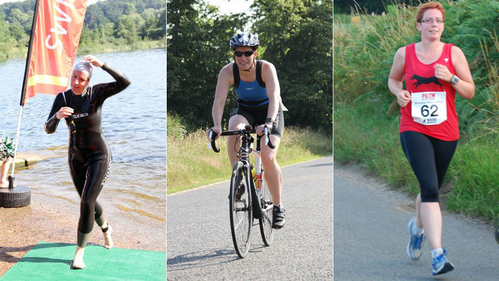Эмили Барклай плавание, езда на велосипеде и бег