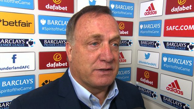 Sunderland 0-1 Tottenham: Advocaat says players wilted late on