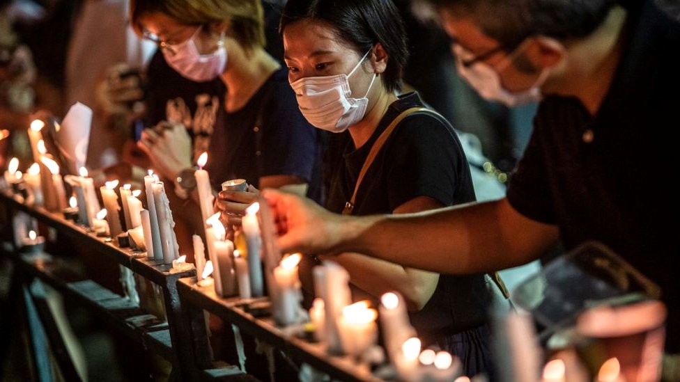 Hong Kong: Joshua Wong among 24 charged over Tiananmen vigil