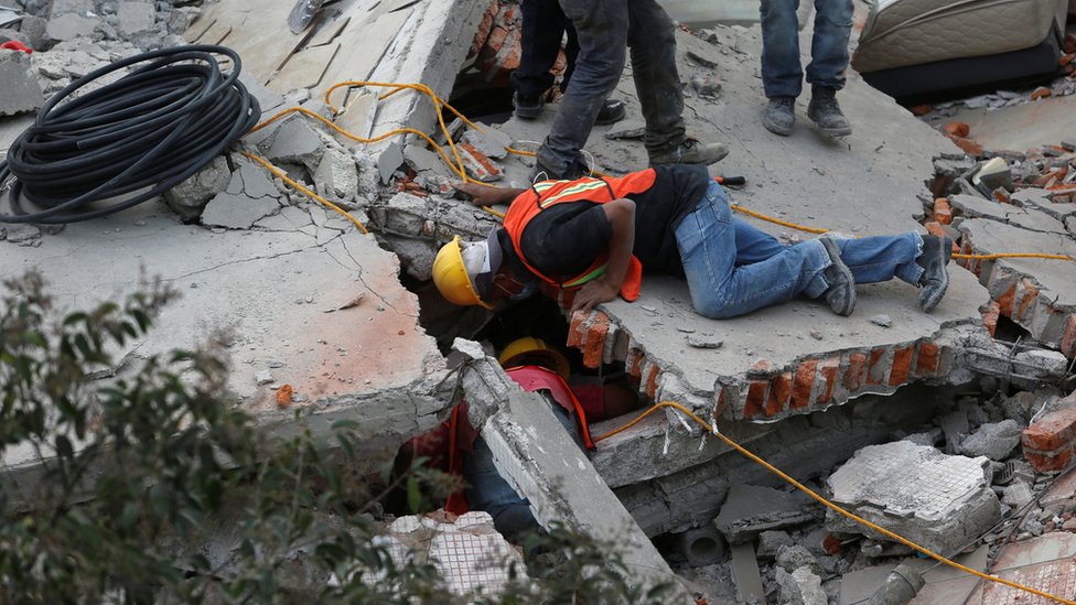 Donde las fallas son más grandes, hay mayores probabilidades de que ocurra un sismo. Terremoto en México