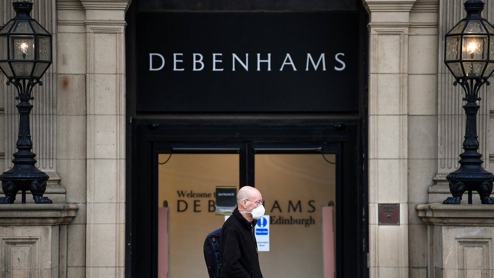 All Debenhams stores in Scotland to remain closed after lockdown