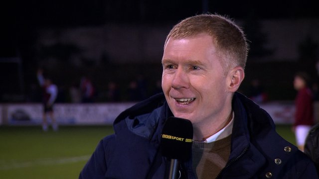 Former Manchester United and England midfielder Paul Scholes