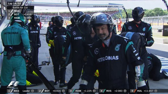 Mercedes 'fake' pit stop in British GP