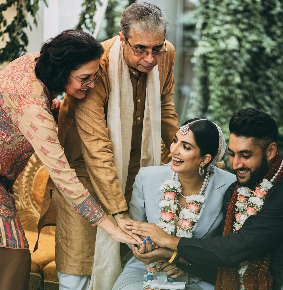 The Indian bride who wore a pantsuit to her wedding