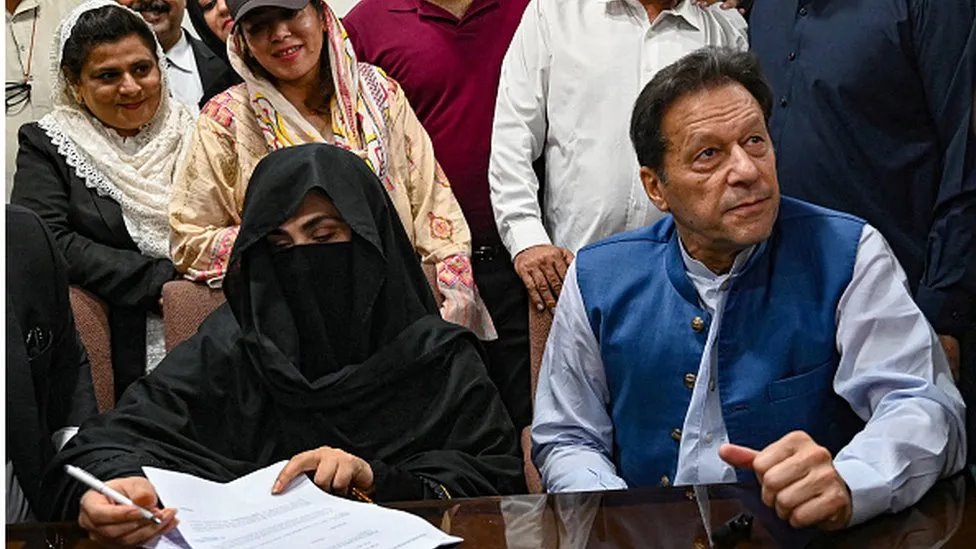 Imran Kan i supruga