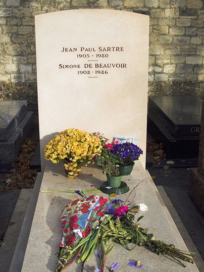 Tumba de Jean-Paul Sartre y Simone de Beauvoir