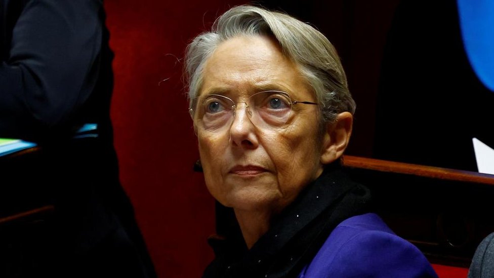 French Prime Minister Elisabeth Borne attends the questions to the government session at the National Assembly in Paris, France, November 22, 2023