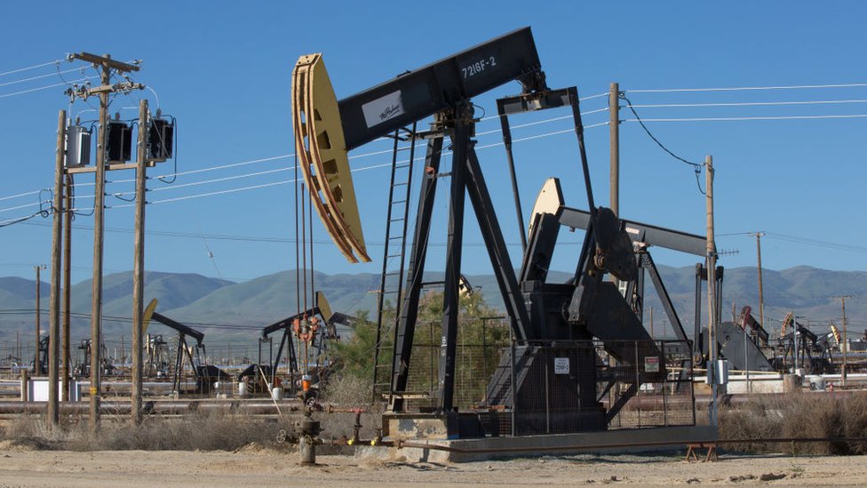 Oil well in California.
