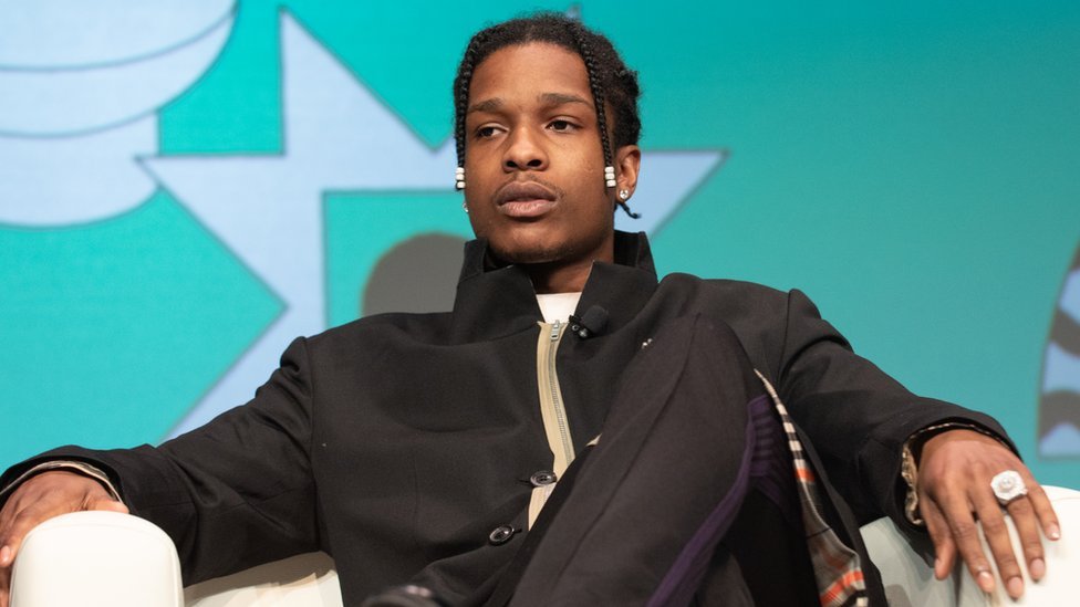 A$AP Rocky en una entrevista televisiva.